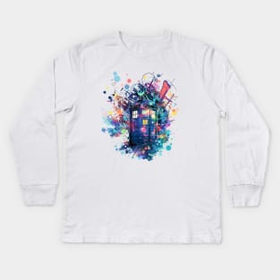 dr who Kids Long Sleeve T-Shirt